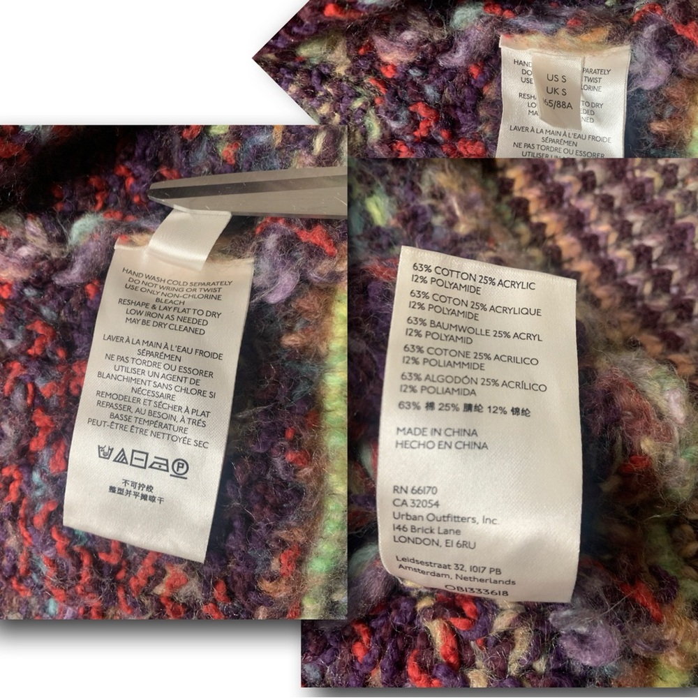 Free People Home on the Range Cardigan Sweater Size-S NWT - Picture 5 of 10